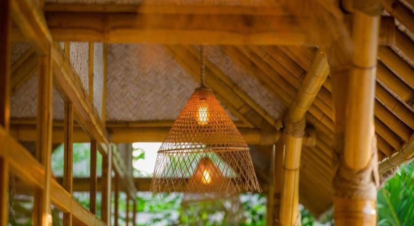 Villa Burung Gili Air Authentic 3-Bedroom Bamboo Villa With Private Pool Exterior photo