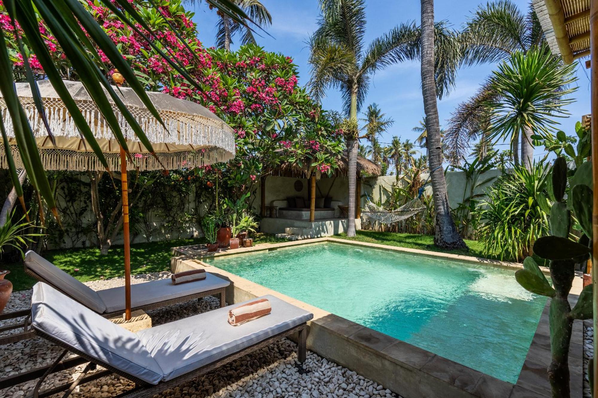 Villa Burung Gili Air Authentic 3-Bedroom Bamboo Villa With Private Pool Exterior photo